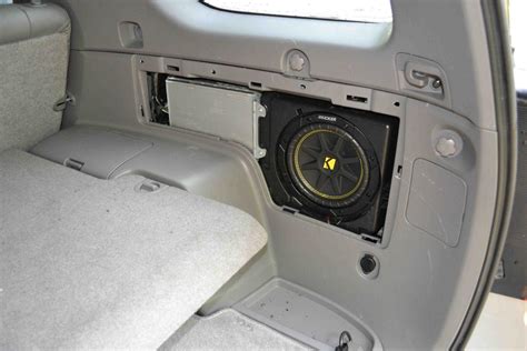 toyota 4runner subwoofer replacement